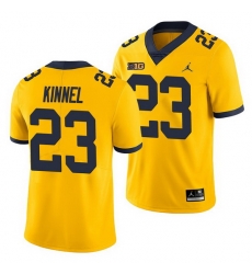 Michigan Wolverines Tyree Kinnel Yellow Game Men'S Jersey Michigan Wolverines Tyree Kinnel Yellow Game Men'S Jersey