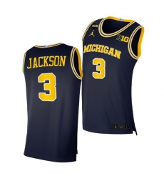 Michigan Wolverines Zeb Jackson 2021 Big Ten Regular Season Champions Blm Navy Jersey Michigan Wolverines Zeb Jackson 2021 Big Ten Regular Season Champions Blm Navy Jersey