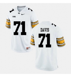 Carl Davis White Iowa Hawkeyes Alumni Football Game Jersey Carl Davis White Iowa Hawkeyes Alumni Football Game Jersey