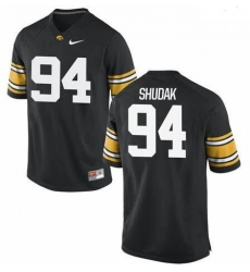 Men Iowa Hawkeyes Caleb Shudak Black Football Limited Jersey Men Iowa Hawkeyes Caleb Shudak Black Football Limited Jersey