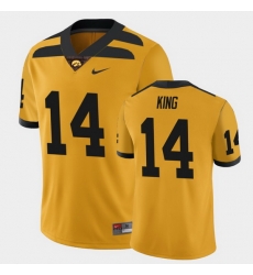 Men Iowa Hawkeyes Desmond King College Football Gold Alternate Game Jersey Men Iowa Hawkeyes Desmond King College Football Gold Alternate Game Jersey