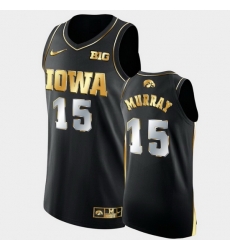 Men Iowa Hawkeyes Keegan Murray Golden Edition Black Authentic Limited Jersey Men Iowa Hawkeyes Keegan Murray Golden Edition Black Authentic Limited Jersey