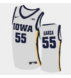 Men Iowa Hawkeyes Luka Garza Home White College Basketball Jersey Men Iowa Hawkeyes Luka Garza Home White College Basketball Jersey