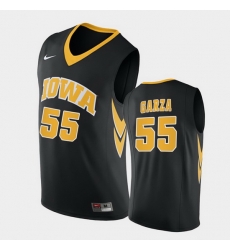 Men Iowa Hawkeyes Luka Garza Replica Black College Basketball Jersey Men Iowa Hawkeyes Luka Garza Replica Black College Basketball Jersey