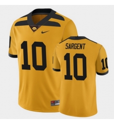 Men Iowa Hawkeyes Mekhi Sargent College Football Gold Alternate Game Jersey Men Iowa Hawkeyes Mekhi Sargent College Football Gold Alternate Game Jersey