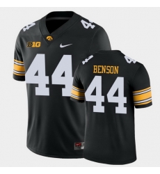 Men Iowa Hawkeyes Seth Benson Game Black College Football Jersey Men Iowa Hawkeyes Seth Benson Game Black College Football Jersey
