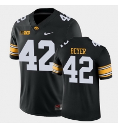 Men Iowa Hawkeyes Shaun Beyer Game Black College Football Jersey Men Iowa Hawkeyes Shaun Beyer Game Black College Football Jersey