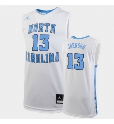North Carolina Tar Heels Cameron Johnson White Replica Men'S Jersey North Carolina Tar Heels Cameron Johnson White Replica Men'S Jersey