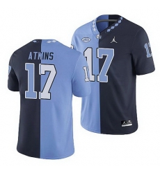 North Carolina Tar Heels Grayson Atkins College Football Navy Blue Split Edition Game Jersey North Carolina Tar Heels Grayson Atkins College Football Navy Blue Split Edition Game Jersey