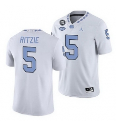 North Carolina Tar Heels Jahvaree Ritzie White Game Football Replica Jersey North Carolina Tar Heels Jahvaree Ritzie White Game Football Replica Jersey