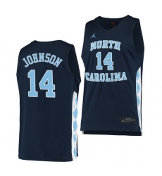 North Carolina Tar Heels Puff Johnson Navy Alternate Men Jersey North Carolina Tar Heels Puff Johnson Navy Alternate Men Jersey