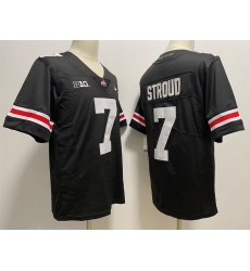 Men Ohio State Buckeyes C.J.Stroud #7 Black College Football Jersey Men Ohio State Buckeyes C.J.Stroud #7 Black College Football Jersey