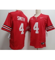 Men Ohio State Buckeyes Jeremiah Smith #4 Red F U S E Stitched NCAA Football Jersey Men Ohio State Buckeyes Jeremiah Smith #4 Red F U S E Stitched NCAA Football Jersey