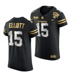 Ohio State Buckeyes Ezekiel Elliott Black 2021 Sugar Bowl Golden Limited Authentic Football Jersey Ohio State Buckeyes Ezekiel Elliott Black 2021 Sugar Bowl Golden Limited Authentic Football Jersey