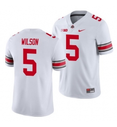 Ohio State Buckeyes Garrett Wilson White Game Men'S Jersey Ohio State Buckeyes Garrett Wilson White Game Men'S Jersey