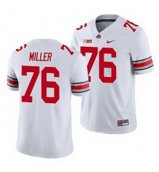 Ohio State Buckeyes Harry Miller White Game Men'S Jersey Ohio State Buckeyes Harry Miller White Game Men'S Jersey
