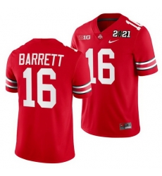 Ohio State Buckeyes J.T. Barrett Scarlet 2021 Sugar Bowl Champions College Football Playoff College Football Playoff Jersey Ohio State Buckeyes J.T. Barrett Scarlet 2021 Sugar Bowl Champions College Football Playoff College Football Playoff Jersey