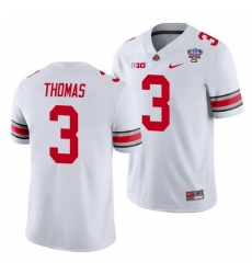 Ohio State Buckeyes Michael Thomas White 2021 Sugar Bowl College Football Jersey Ohio State Buckeyes Michael Thomas White 2021 Sugar Bowl College Football Jersey