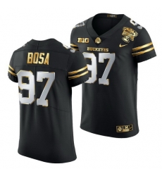 Ohio State Buckeyes Nick Bosa Black 2021 Sugar Bowl Golden Limited Authentic Football Jersey Ohio State Buckeyes Nick Bosa Black 2021 Sugar Bowl Golden Limited Authentic Football Jersey