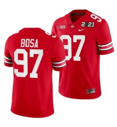 Ohio State Buckeyes Nick Bosa Scarlet 2021 Sugar Bowl Champions College Football Playoff College Football Playoff Jersey Ohio State Buckeyes Nick Bosa Scarlet 2021 Sugar Bowl Champions College Football Playoff College Football Playoff Jersey