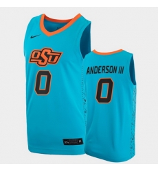 Men Oklahoma State Cowboys Avery Anderson Iii College Basketball Blue Jersey Men Oklahoma State Cowboys Avery Anderson Iii College Basketball Blue Jersey