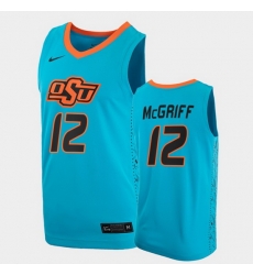 Men Oklahoma State Cowboys Cameron Mcgriff College Basketball Blue Jersey Men Oklahoma State Cowboys Cameron Mcgriff College Basketball Blue Jersey