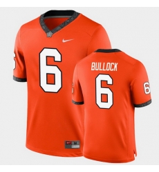 Men Oklahoma State Cowboys Ethan Bullock College Football Orange Game Jersey Men Oklahoma State Cowboys Ethan Bullock College Football Orange Game Jersey