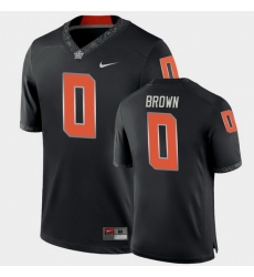 Men Oklahoma State Cowboys Ld Brown College Football Black Game Jersey Men Oklahoma State Cowboys Ld Brown College Football Black Game Jersey