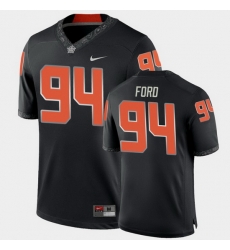 Men Oklahoma State Cowboys Trace Ford College Football Black Game Jersey Men Oklahoma State Cowboys Trace Ford College Football Black Game Jersey