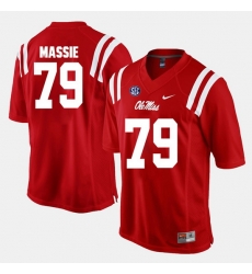 Bobby Massie Red Ole Miss Rebels Alumni Football Game Jersey Bobby Massie Red Ole Miss Rebels Alumni Football Game Jersey