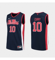 Men Ole Miss Rebels Carlos Curry Navy Replica College Basketball Jersey Men Ole Miss Rebels Carlos Curry Navy Replica College Basketball Jersey