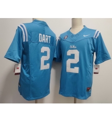 Men Ole Miss Rebels White #2 Jaxson Dart Light Blue Stitched NCAA Jersey Men Ole Miss Rebels White #2 Jaxson Dart Light Blue Stitched NCAA Jersey