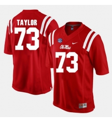 Men Rod Taylor Red Ole Miss Rebels Alumni Football Game Jersey Men Rod Taylor Red Ole Miss Rebels Alumni Football Game Jersey