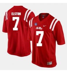 Men Trae Elston Red Ole Miss Rebels Alumni Football Game Jersey Men Trae Elston Red Ole Miss Rebels Alumni Football Game Jersey