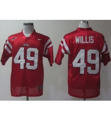 Ole Miss Rebels 49 Patrick Willis Red College Football NCAA Jerseys Ole Miss Rebels 49 Patrick Willis Red College Football NCAA Jerseys