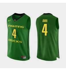 Men Oregon Ducks Ehab Amin Apple Green Authentic College Basketball Jersey Men Oregon Ducks Ehab Amin Apple Green Authentic College Basketball Jersey