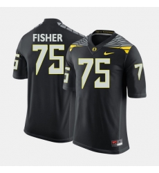 Men Oregon Ducks Jake Fisher College Football Black Jersey Men Oregon Ducks Jake Fisher College Football Black Jersey
