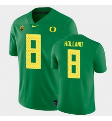 Men Oregon Ducks Jevon Holland College Football Green Game Jersey Men Oregon Ducks Jevon Holland College Football Green Game Jersey