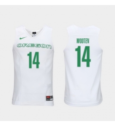 Men Oregon Ducks Kenny Wooten White Elite Authentic Performance College Basketball Jersey Men Oregon Ducks Kenny Wooten White Elite Authentic Performance College Basketball Jersey