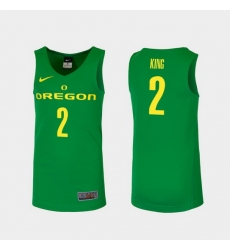 Men Oregon Ducks Louis King Green Replica College Basketball Jersey Men Oregon Ducks Louis King Green Replica College Basketball Jersey