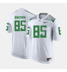 Men Oregon Ducks Pharaoh Brown College Football White Jersey Men Oregon Ducks Pharaoh Brown College Football White Jersey
