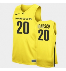 Men Oregon Ducks Sabrina Ionescu Replica Yellow College Basketball Jersey Men Oregon Ducks Sabrina Ionescu Replica Yellow College Basketball Jersey