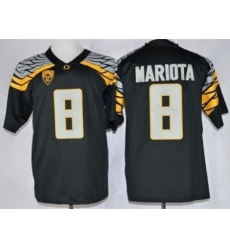 Oregon Ducks #8 Marcus Mariota Black Mach Speed Limited Stitched NCAA Jersey Oregon Ducks #8 Marcus Mariota Black Mach Speed Limited Stitched NCAA Jersey