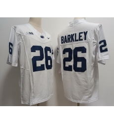 Men Penn State Nittany Lions #26 Saquon Barkley White F U S E College Football Jersey Men Penn State Nittany Lions #26 Saquon Barkley White F U S E College Football Jersey