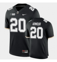 Men Purdue Boilermakers Alfred Armour College Football Game Black Jersey Men Purdue Boilermakers Alfred Armour College Football Game Black Jersey