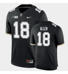 Men Purdue Boilermakers Cam Allen College Football Game Black Jersey Men Purdue Boilermakers Cam Allen College Football Game Black Jersey