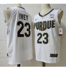 Purdue Boilermakers 23 Jaden Ivey White Stitched NCAA Jersey Purdue Boilermakers 23 Jaden Ivey White Stitched NCAA Jersey