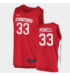 Men Stanford Cardinal Dwight Powell College Basketball Red 2020 21 Jersey Men Stanford Cardinal Dwight Powell College Basketball Red 2020 21 Jersey