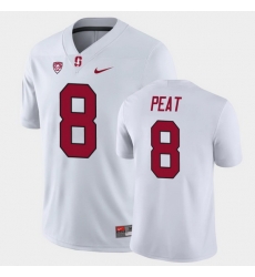 Men Stanford Cardinal Nathaniel Peat Game White College Football Jersey Men Stanford Cardinal Nathaniel Peat Game White College Football Jersey
