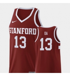 Men Stanford Cardinal Oscar Da Silva Wine Replica College Basketball Jersey Men Stanford Cardinal Oscar Da Silva Wine Replica College Basketball Jersey